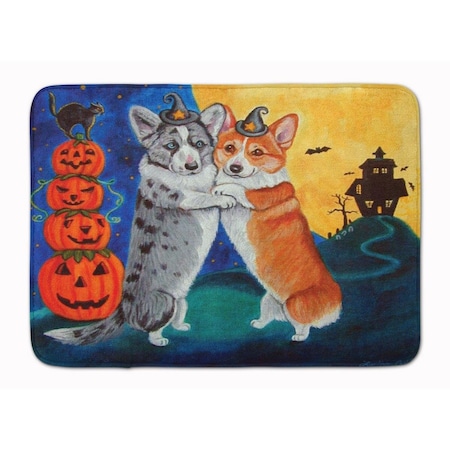Micasa Corgi Halloween Scare Machine Washable Memory Foam Mat MI231191